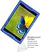 Bobj Rugged Case for ASUS ZenPad Z8 (ZT581KL, P008) (Not for ZenPad Z8S) - BobjGear Custom Fit - Patented Venting - Sound Amplification - BobjBounces Kid Friendly (Batfish Blue)