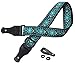 TimbreGear Extreme Comfort Acoustic Guitar Strap - Blue, Free Guitar Strap Locks