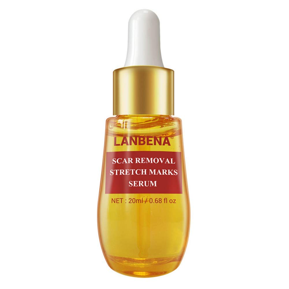 Amazon Com Lanbena Scar Remover Serum Acne Scars Stretch Marks Repairing Essence For Burns Cuts Pregnancy Stretch Marks Acne Spots Of Face Body Beauty
