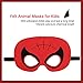 Cartoon Felt Masks Cosplay Character Soft Mask Party Favors Supplies for Kids Boys or Girls 20 Pack