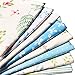 flic-flac 20 x 20 inches (51cmx51cm) Fat Quarter Cotton Quilting Fabric Thick Craft Printed Fabric High Density Bundle Squares Patchwork Lint DIY Sewing (8pcs, Blue)