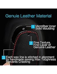 Funda protectora para mando a distancia M3N 32337100 Chevrolet Colorado Silverado 1500 2500 HD 3500 HD, GMC Canyon Sierra 1500 2500 HD 3500 HD de piel, sin llave, para llave de entrada, con funda