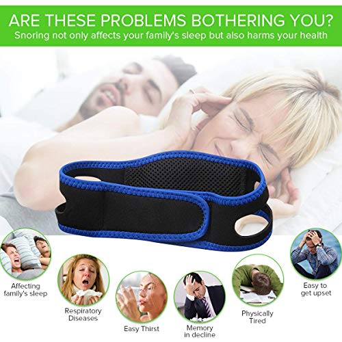 image for AD Snoring Anti Snoring Chin Strap - Premium Snore Stopper Guard for a