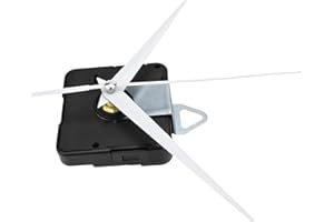 Silent DIY Quartz Wall Clock Movement Mechanism Kit, Replacement Parts with Hands for Home Office School Craft Projects, Gold