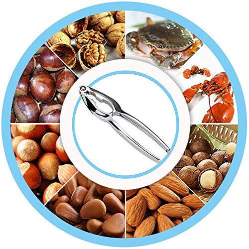 HouseHoo Crab Leg Crackers and Tools, 10 Pcs Lobster Crackers and Picks for Lobster, Crab Shells and Nuts, Zinc Plated Crab Crackers and Tools, Heavy Duty Crab Cracker, Nut Crackers for Nuts