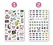 bloom daily planners New Teacher Planner Sticker Pack - School Themed Planning Sticker Sheets - 430 Stickers per Pack!