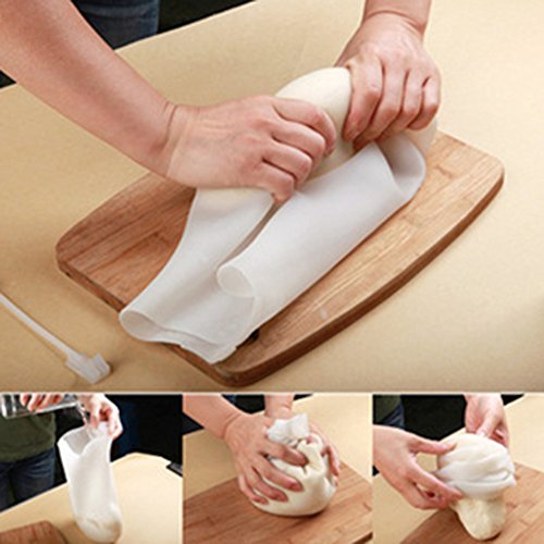 Kneading Bag, Silicone Kneading Dough Bag Non Toxic Non Stick Versatile Making Flour Mixer Maker Bakeware Kitchen Tools for Bread Pastry Pizza Tortilla - Thumbnail 7