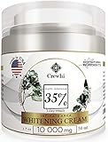 Skin Whitening Cream for Sensitive & Intimate Areas - Bleaching Gel for Body, Face, Bikini - Natural Lightening & Skin Care - Bleach dark spot removal for Women and Men - 35% percent