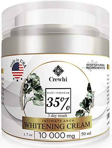 Skin Whitening Cream for Sensitive & Intimate Areas - Bleaching Gel for Body, Face, Bikini - Natural Lightening & Skin Care - Bleach dark spot removal for Women and Men - 35% percent Skin Whitening Cream for Sensitive & Intimate Areas - Bleaching Gel for Body, Face, Bikini - Natural Lightening & Skin Care - Bleach dark spot removal for Women and Men - 35% percent