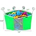 Corner Toy Shower Caddy by Lebogner - Baby Bath Toy Organizer with 4 Strong Suction Cups, Toddler Bathtub Storage Toy Holder with Bottom Mesh Net for Easy Draining and Drying, Kids Toy Shower Caddy