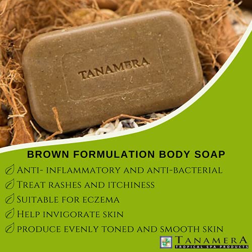 Tanamera Brown Formulation Body Soap AntiInflammatory, Skin Toning
