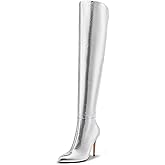 DREAM PAIRS Over The Knee Boots for Women, Women's Thigh High Boots Heel Fall Boots