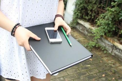 "Black Secret" 1pc Notebook Sketchbook Drawing Blank Business Journal Diary Memo