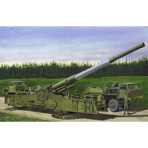 Dragon Models 1/72 M65 Atomic Annie Gun, Heavy Motorized 280mm Vehicle Model Building Kit