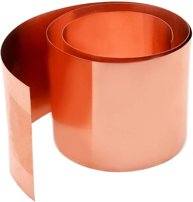 1pc 0.2mm Thickness Copper Sheet Roll High Purity Pure Copper Cu Metal