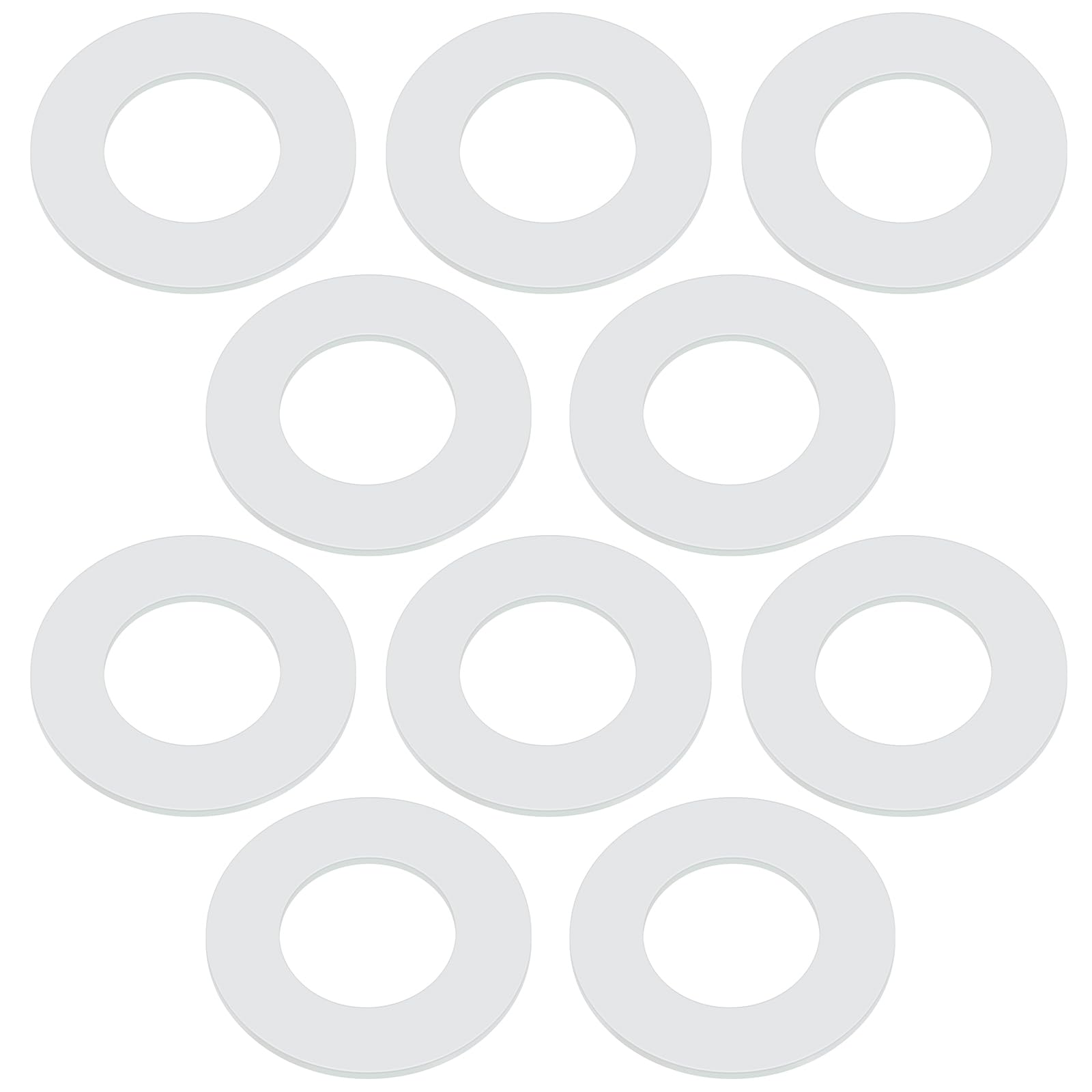 OTOTEC 10PCS Saw Blade Bore Bushing Reduction Ring Conversion Ring Steel Spacer Adapter Ring for Angle Grinders Circular Saw Blades Woodworking Tools 30x16mm