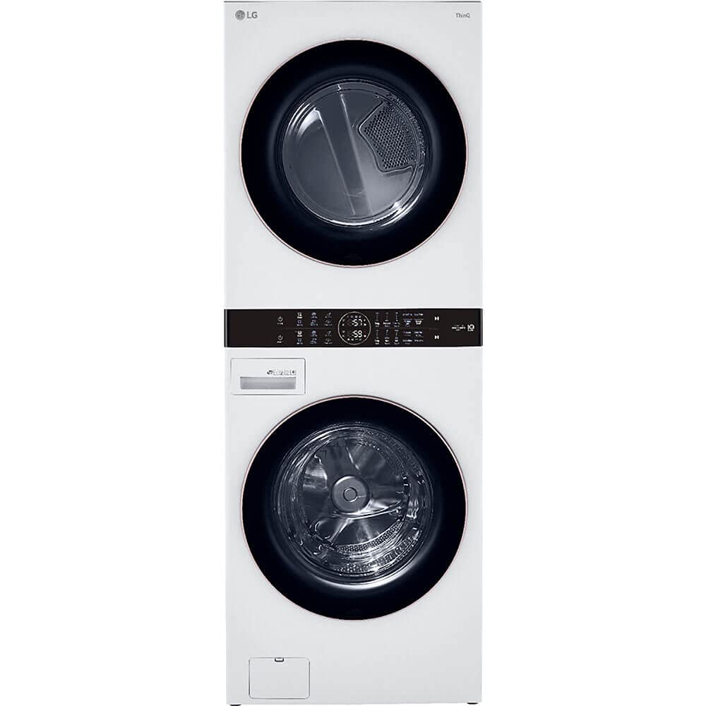 Single Unit Front Load LG WashTower? with Center Control? 4.5 cu. ft. Washer and 7.4 cu. ft. Electric Dryer