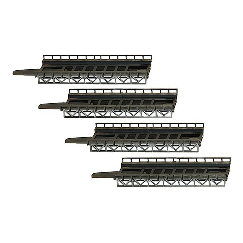 FALLER 222540-4 Driveway Parts Straight Black