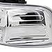 SPEC-D TUNING Chrome Housing Clear Lens Headlights Compatible with 1999-2002 Chevy Silverado, 2000-2006 Tahoe Suburban, L+R Pair Head Light Lamp Assembly