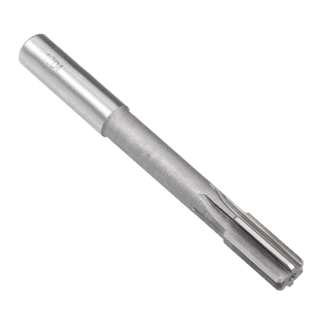 sourcing map Chucking Reamer 13mm, D4 HSS Lathe Machine Reamer 6 Straight Flutes, Round Shank Milling Cutting Tool, Metric Reaming Drill Bit for Stainless Steel Metal Hole