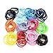 Zippem 100 Pcs/Set Kids Fashion Casual Cute Headwear Elastic Hair Ring Hair Rope Elastics & Ties