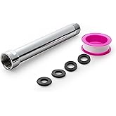 OFFO Shower Head Extension Arm, Shower Arm Extension Shower Head Extender Made of 304 Stainless Steel Shower Pipe Extension, 