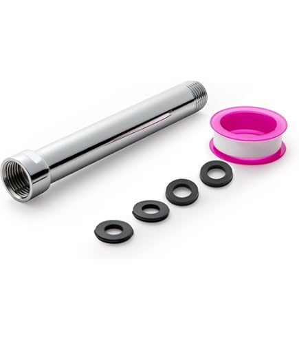 S Shaped Stainless Steel Shower Head Extension Arm Long