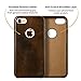 iPhone 7 Leather Case, ALYEE Ultra Thin Real Genuine Leather Protective iPhone 7 Cases Cover for iPhone7 4.7 inch(Coffee)