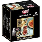 Sadaf Special Black Tea Bags - Pure Ceylon Black Tea - Product harvested in Sry Lanka - Kosher - 50 Bags