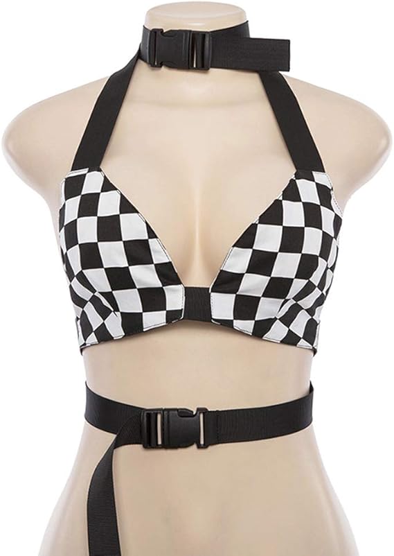 checkerboard bralette