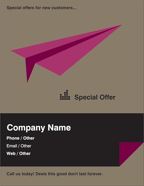 Amazon Com Vistaprint Dj Full Page Flyers Office Products