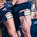 Occlusion Training Bands by BFR Bands, RIGID EDITION, Blood Flow Restriction Bands Give Lean & Fast Muscle Growth without Lifting Heavy Weights - Strong Adjustable Strap + Comfort Liner