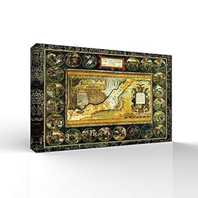 World Maps Pictures Home Wall for Bedroom Living...