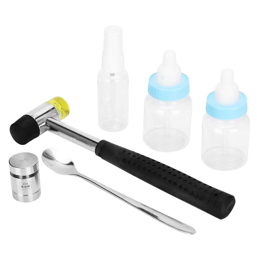 WALLFIRE 6PCS Milk Tablet Presses Home Kitchen DIY Homemade Milk Tablet Molding Machine for Sugar Candy Milk