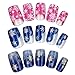 Velishy(TM) Christmas Snowflakes Snowman 3D Nail Art Stickers Decals