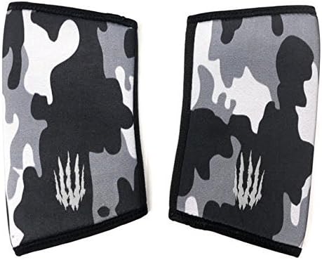 Bear KompleX Elbow Sleeves(1 Pair) Instant Support & Compression, Reduces Joint Pain, Stimulates Muscles Warmth for Weightlifting, Powerlifting, Wrestling, Strongman, Bench Press & CrossFit-5mm Thick