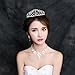 Crown Tiara, ETEREAUTY Wedding Bridal Queen Headpiece Prom Decor with Rhinestones and Comb Headband