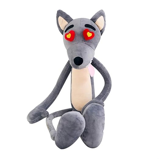gray wolf plush
