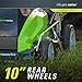 Greenworks 19-Inch 40V Cordless Lawn Mower + Extra Blade, (1) 4Ah (1) 2Ah Batteries and Charger Included 2519202AZ