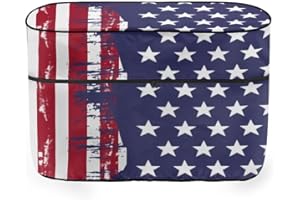 HORESET HorseT American Flag Propane Tank Cover for Camper, RV & Travel Trailer - Double 30lb Gas Tank Cover