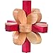 KINGOU Wooden Double Color Plum Lock Lilac Locks Logic Puzzle Burr Puzzles Brain Teaser Intellectual Assembly Toy