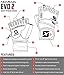 2017 Evo 2 Weightlifting Gloves with Integrated Wrist Wrap Support-Double Stitching for Extra Durability-Get Ripped with the Best Body Building Fitness Crossfit and Exercise Accessories