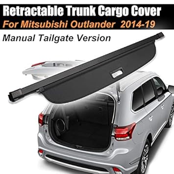 Car Truck Parts Cargo Cover For Mitsubishi Outlander 2014 Black Retractable Tonneau Trunk Guard Mosehatkan Co Id