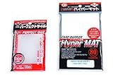 KMC Hyper Mat Sleeve Clear (80-Pack) + 100 Pochettes Card Barrier Perfect Size Soft Sleeves Value Set !