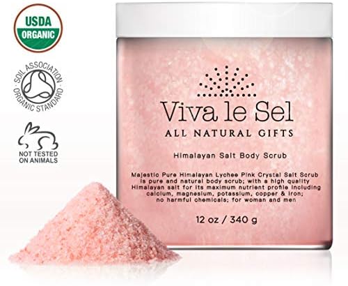 Viva le Sel Himalayan Crystal Bath Salt, 100% Natural with Essential Oils, Detox, Exfoliate and Moisturize Skin