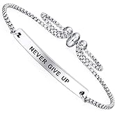 SOUSYOKYOSAM Cuff Bracelets for Women, Fashional Jewelry for Girl Her, Inspirational Gifts for Women