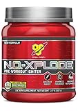 BSN N.O.-XPLODE Pre-Workout Supplement with Creatine, Beta-Alanine, and Energy, Flavor: Green Apple, 36 Servings