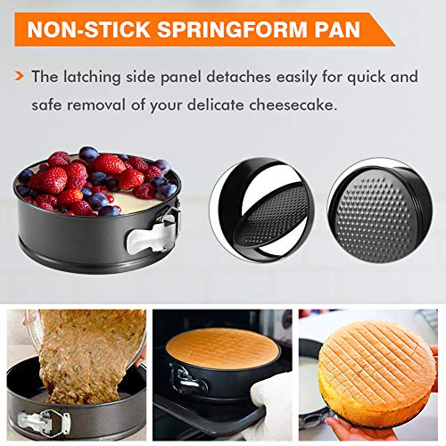 Pressure Cooker Accessories For Instant Pot 5 6 8 qt with Silicone Egg Bite Mold, Basting brush, Steamer Baskets, Springform Pan, Kitchen Tong, Oven Mitts, and More - 12 Pcs