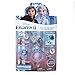 Frozen 2 Girls 7 Days of Fun Hair Accessory Set with 2 Snap Clips, 2 Plastic Rings, 2 Button Pins, 6 Terry Ponies, Bead Bracelet, Stick on Tattoo and 4 Hair Elastics