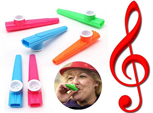 5 Plastic+Musical+Instruments+Diaphragms+Assorted